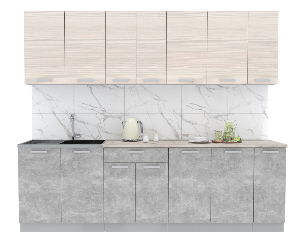 2,5 Лайт Бетон+Вудлайн