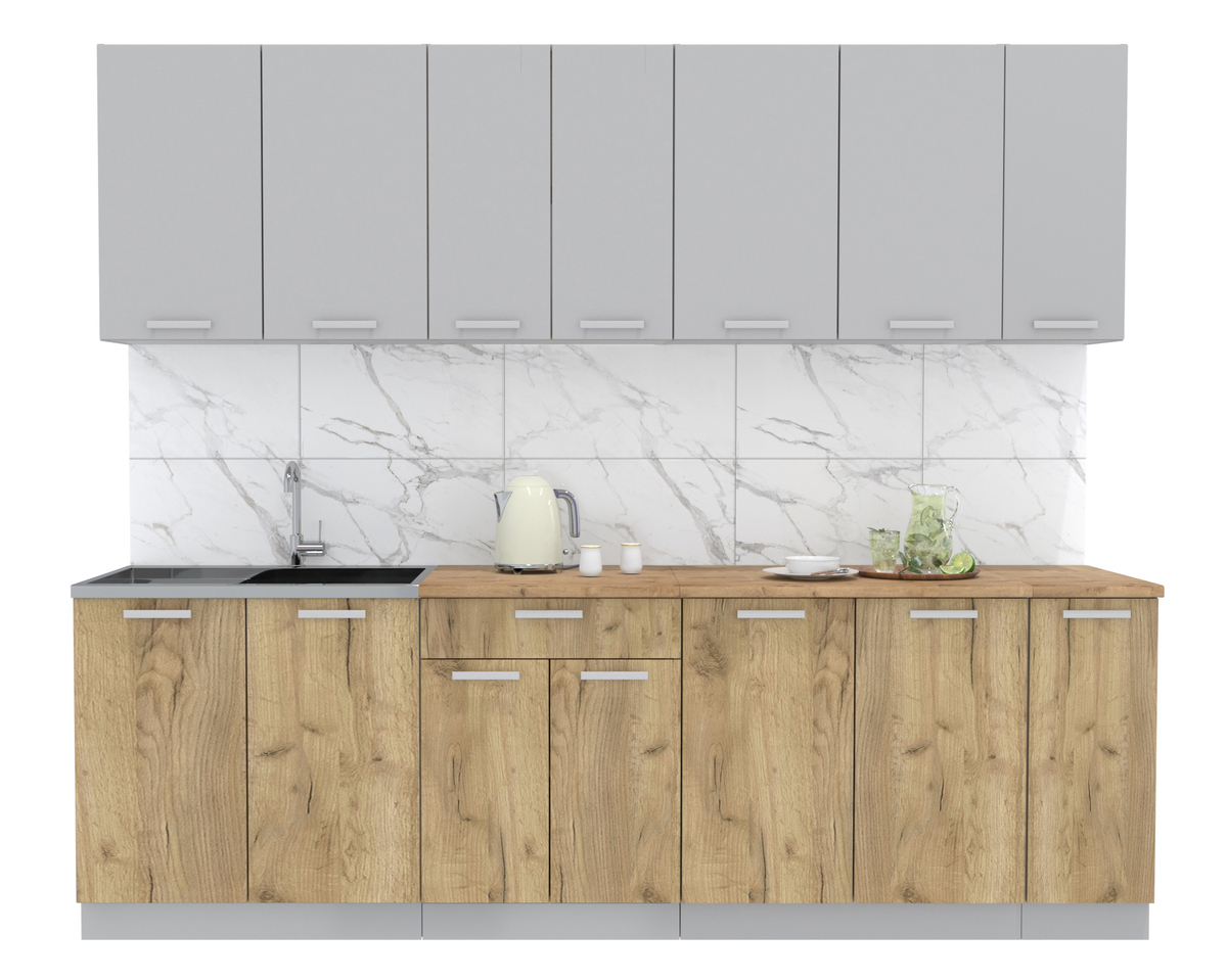 2,5 Лайт Дуб золотой+Серебро