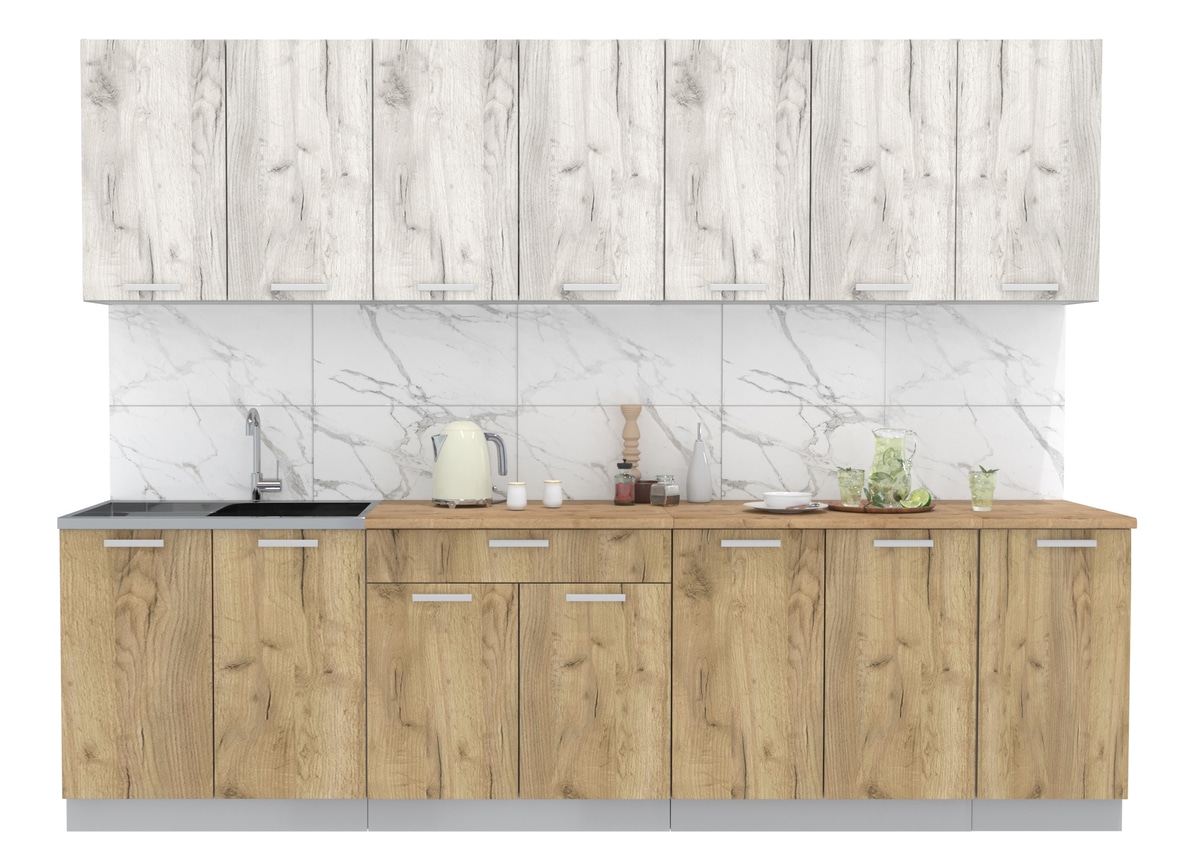 2,8 Лайт Дуб золотой+Дуб белый