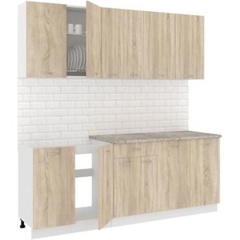 Кухня Лира-Лайт 2.1 Дуб сонома