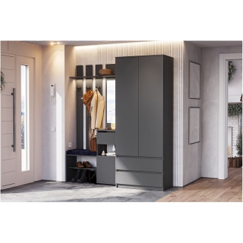 Прихожая Денвер-2 Графит серый