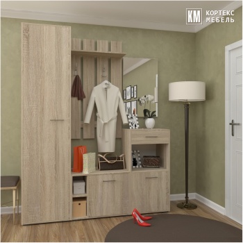 Прихожая Лара-1 Дуб сонома