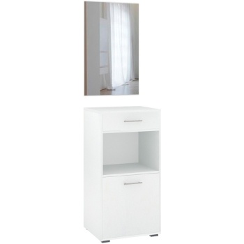 Прихожая Лара-3 Белый текстурный