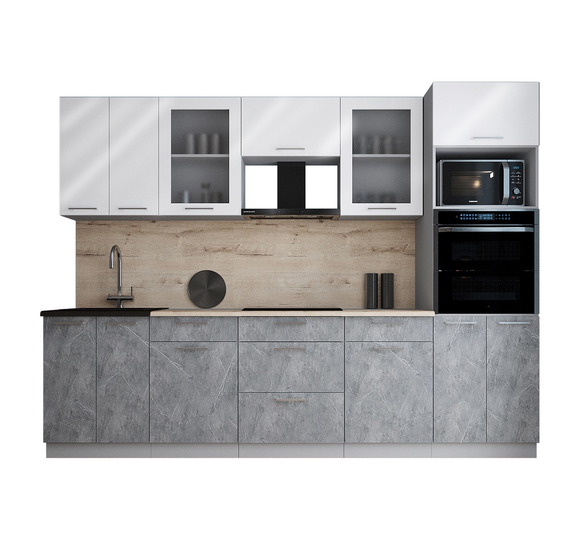 Глосс 2,8 белый глянец + керамика на белом