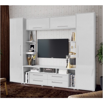 Гостиная Гармония Пластер Бьянко - Белый