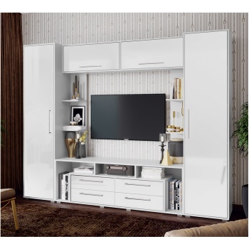 Гостиная Гармония Белый глянец - Белый