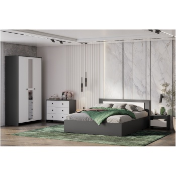 Спальня Дольче Графит - Белый